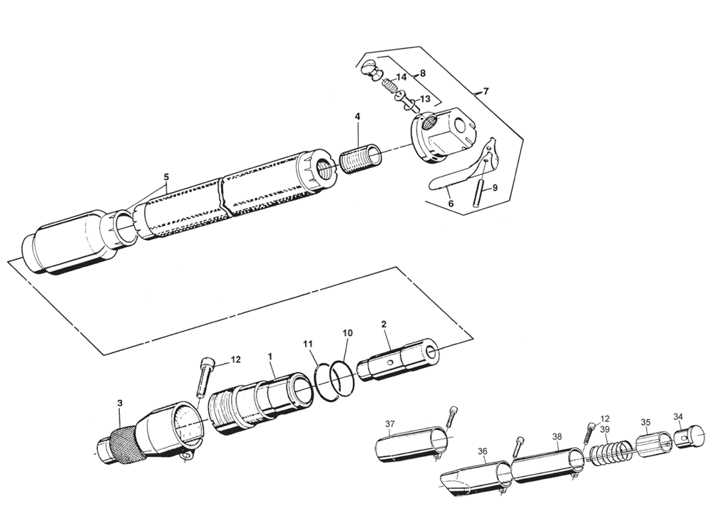 Figure 0 Diagram and Parts List for B20L  Chicago Pneumatic Scaler